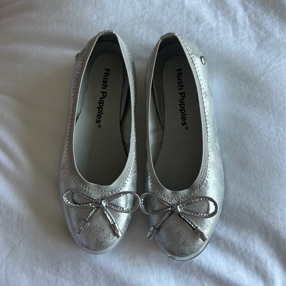 Hush puppies Ballet Flats Kids Silver